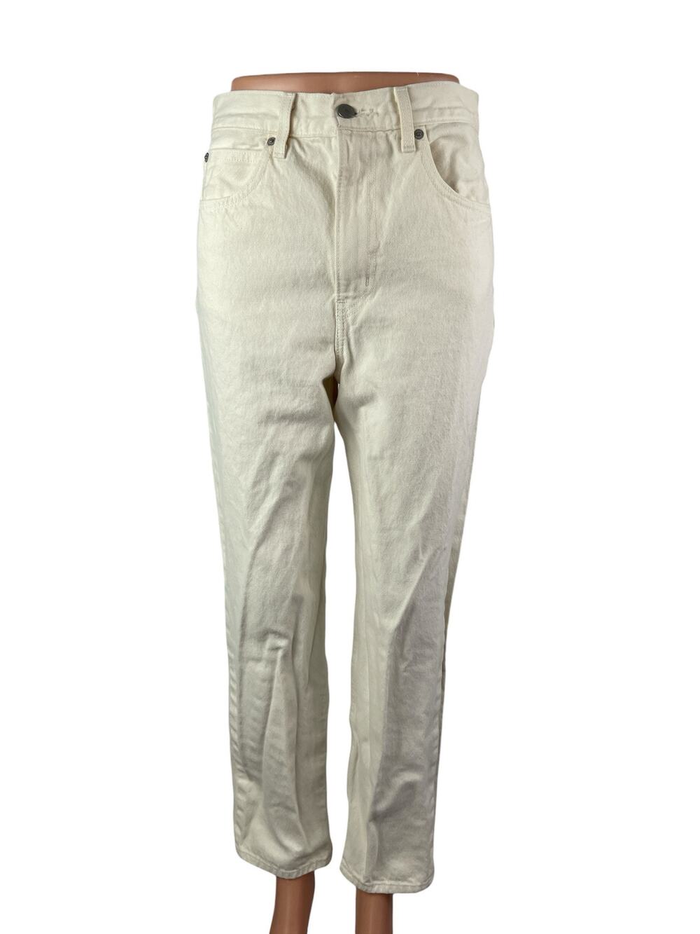 Levi's 70s High Slim Straight Leg Women's White High Rise Denim Jeans Size 27